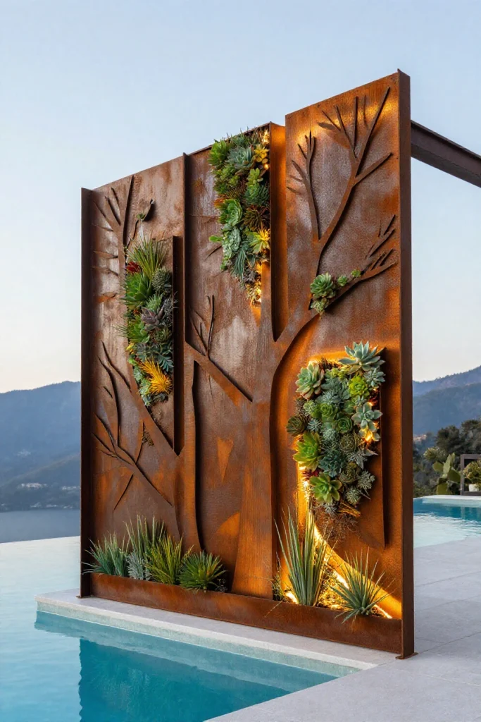 Creative and Decorative Pool Fence Solutions