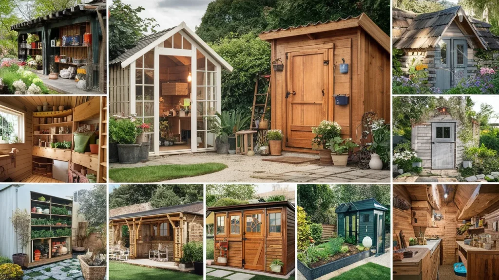 Traditional potting shed