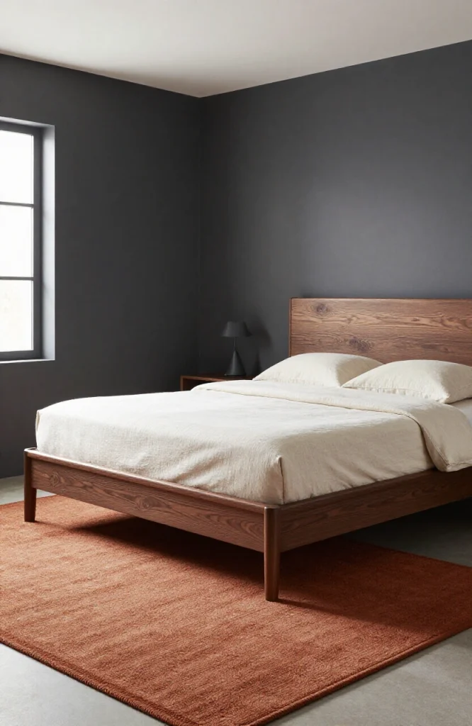 Image illustrating: 7. Use Texture to Prevent the Room Feeling Flat — from the article "25 Men’s Bedroom Ideas"