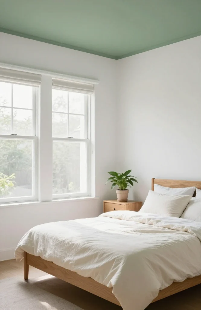 Sage Green Ceiling