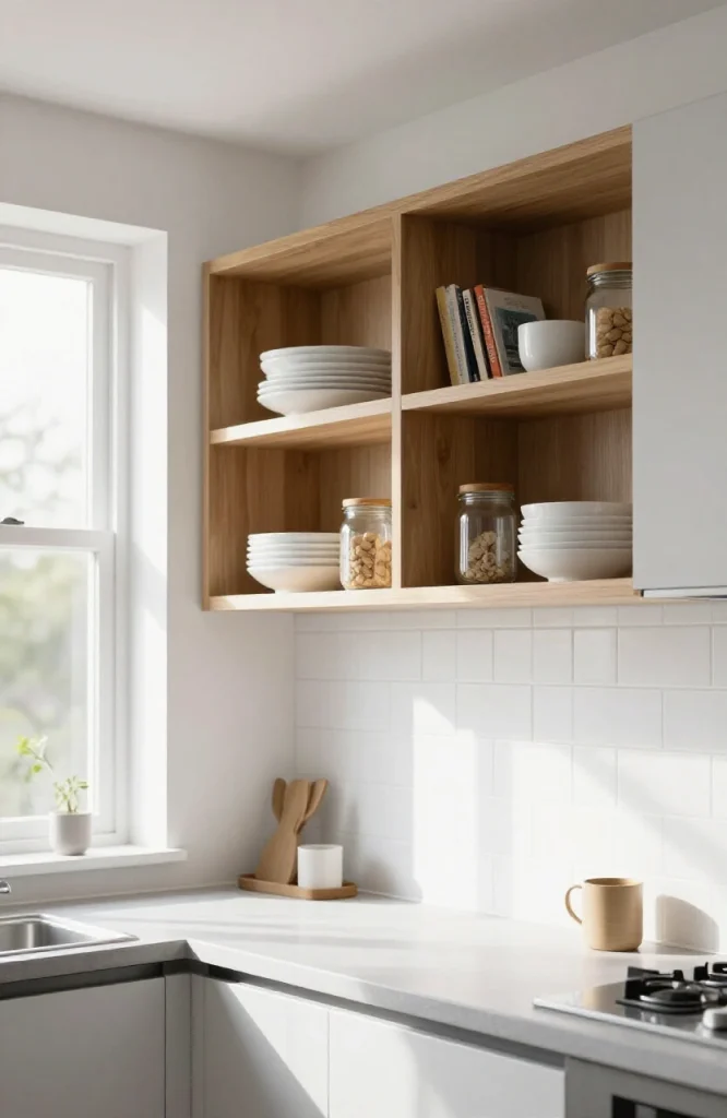 Replacing Upper Cabinets Entirely with Open Shelves