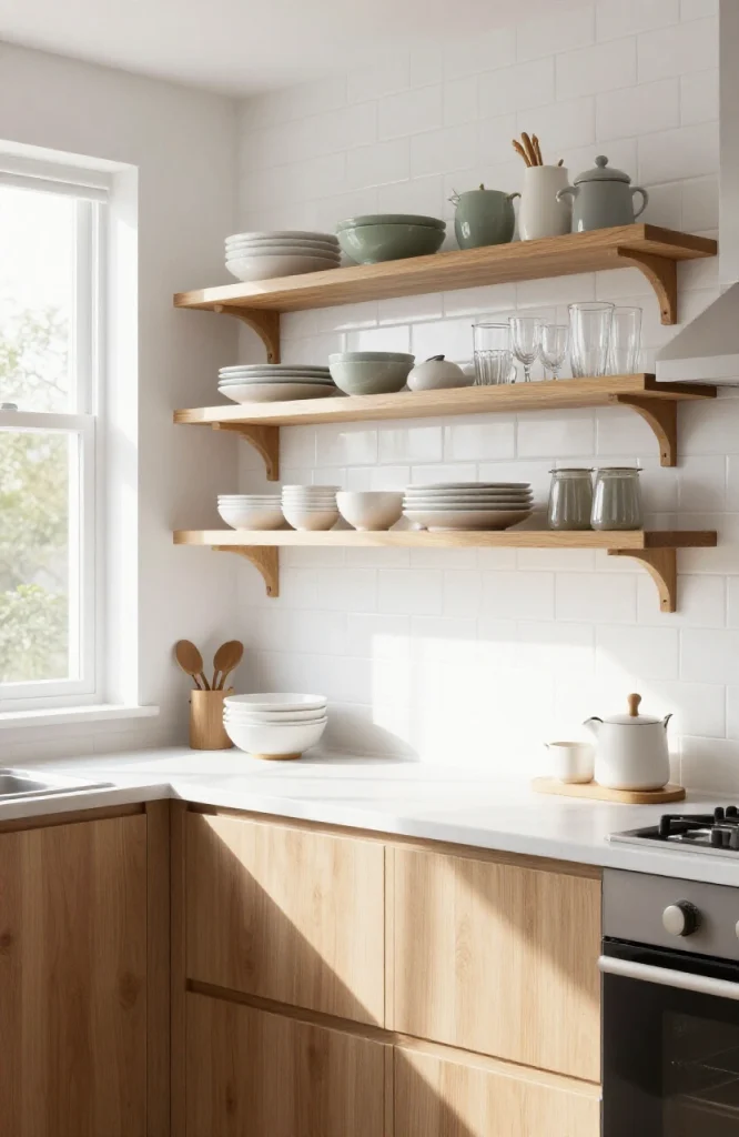 Shelves Over a Window