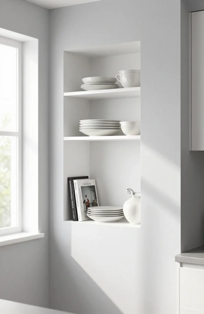 Built-In Niche Shelves
