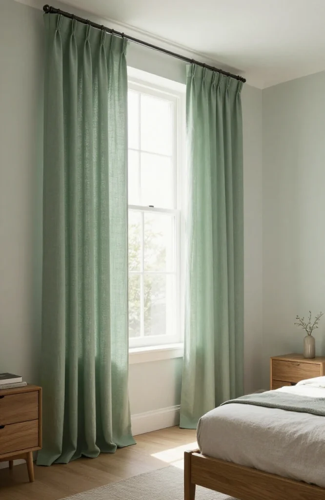 Sage Green Curtains