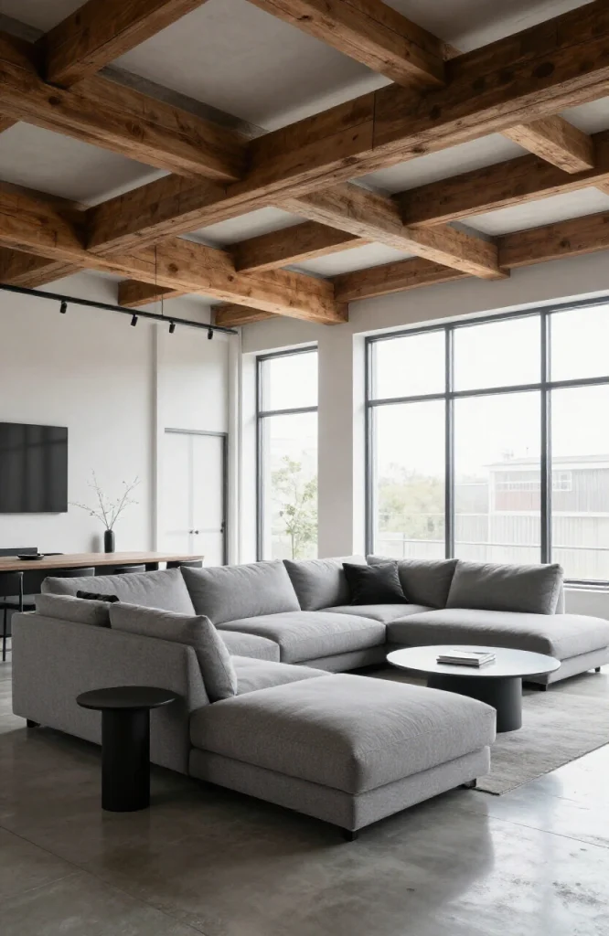 Use a Large Sectional to Anchor the Living Area
