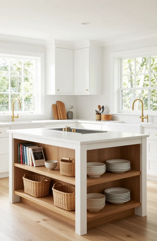 Wrap-Around Island Shelving