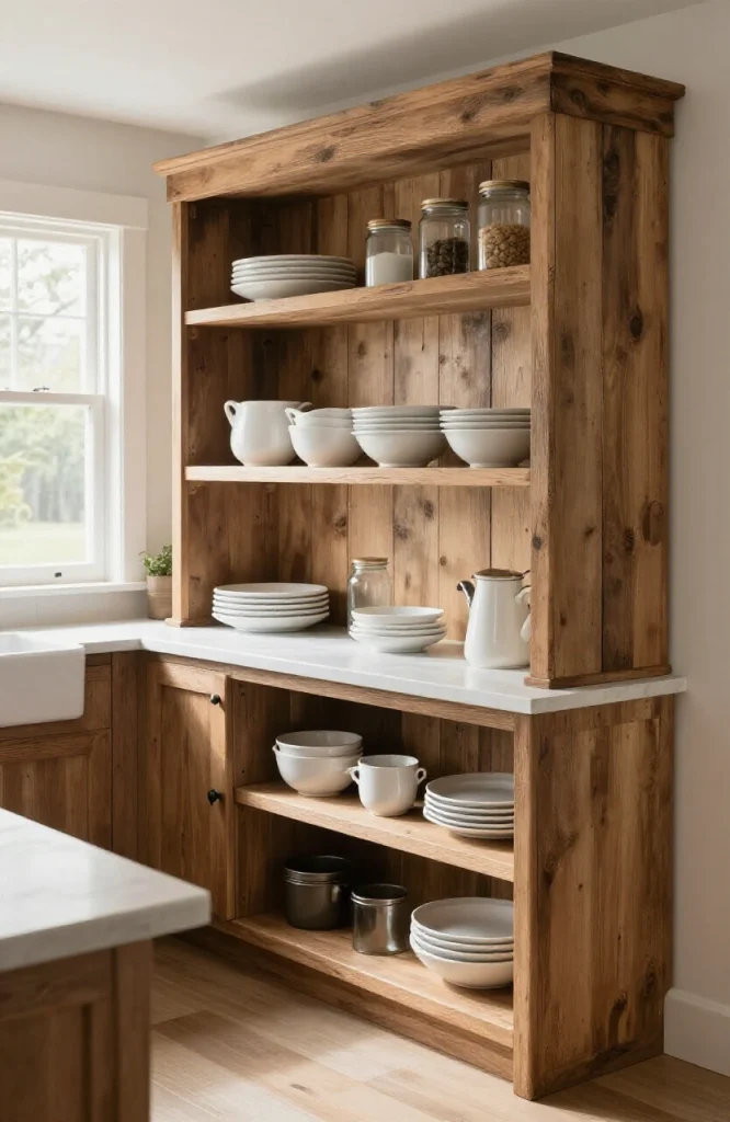 Reclaimed Wood Shelves