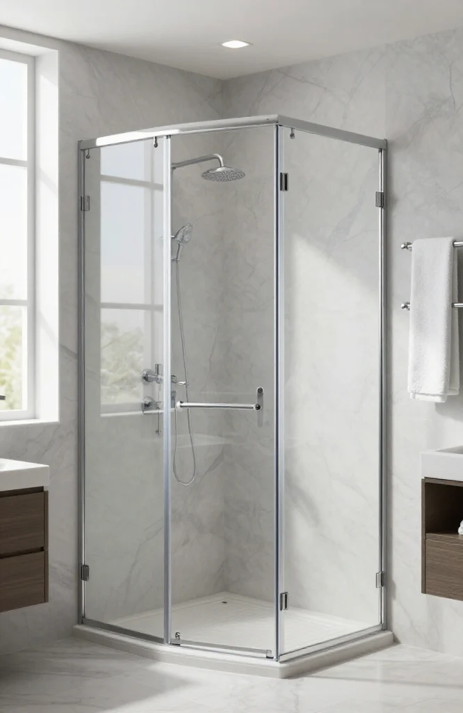 Electrical installation diagram showing 240-volt circuit wiring and breaker setup for residential steam shower system