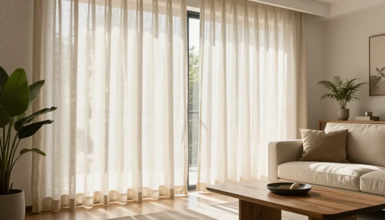 Curated collection of 44 living room curtain design ideas showcasing various styles, colors, and window treatments