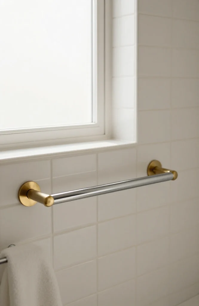 Modern bathroom sink and faucet with clean minimalist design and brushed metal finish