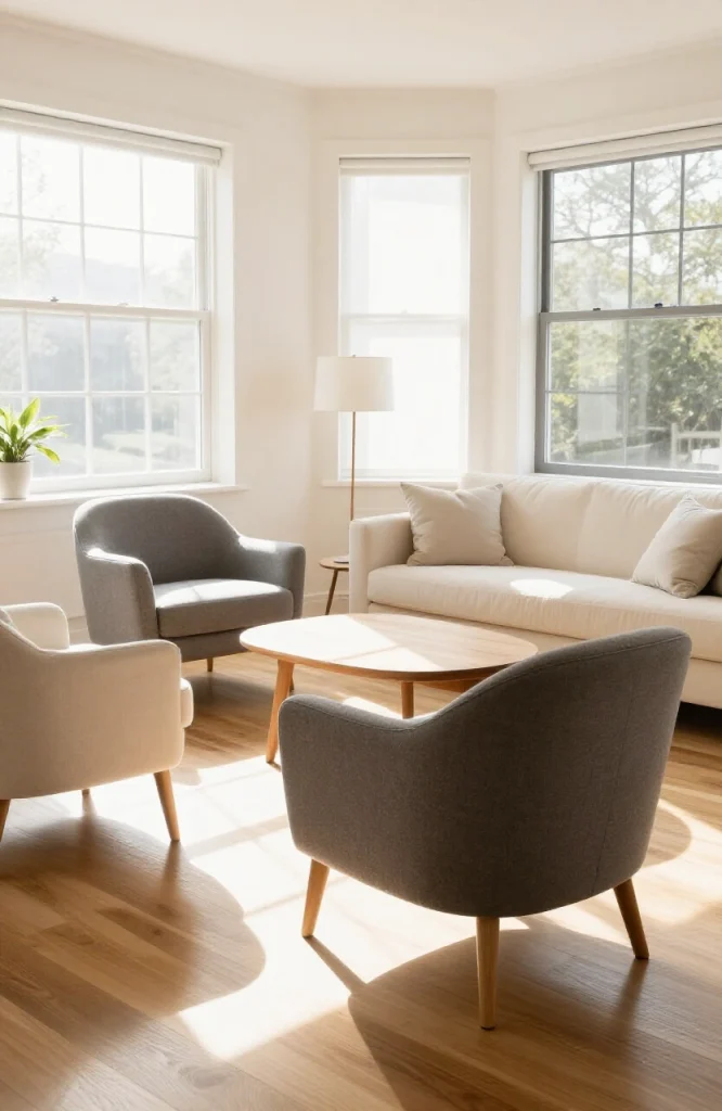 Comparison chart showing living room furniture alternatives to sofas including sectionals, chaise lounges, and modular seatin